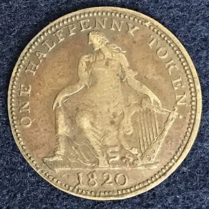 1820 Half Penny Trade and Navigation