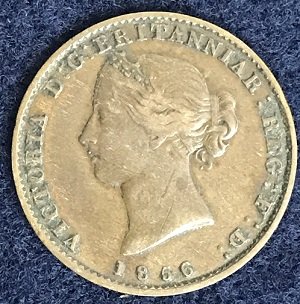 Nova Scotia half penny 1856