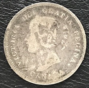 Canadian 5 Cents 1872H