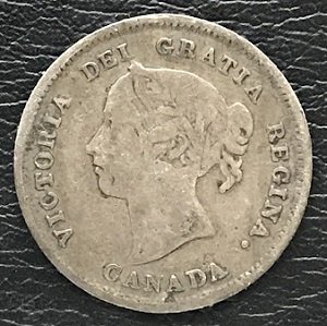 1886 5 cents