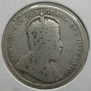 25 cents 1905 canadian