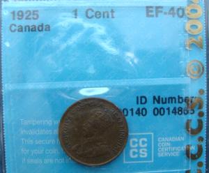1925 Canada Penny