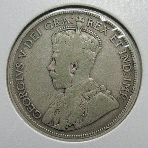 1932 fifty cents Canada