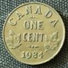 1934 Canadian Penny