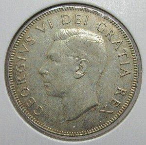 1948 50 cents canada