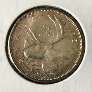 1958 Canada quarter Uncirculated