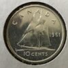 1961 dime canada