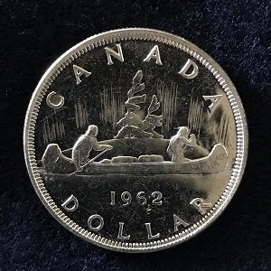 1962 Canada Silver Dollar