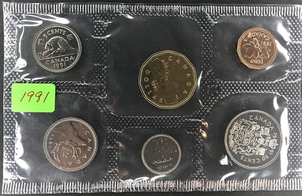 1991 PL set Canada