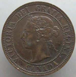 1896 penny Canada