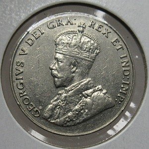 1932 canadian nickel 5 cents