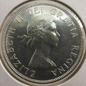 1958 silver dollar "death dollar"