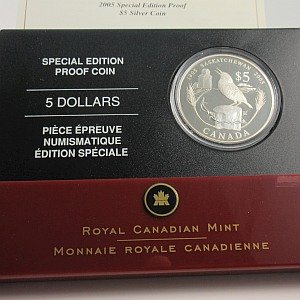 2005 $5 Canada Mint Saskatchewan