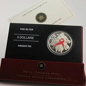 2006 Pink Ribbon Coin Canada