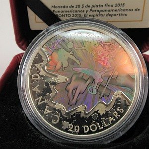 Spirit of Sport Pan Am Games $20 coin