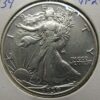 1939 Walking Liberty 50 Sents